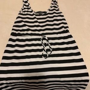 Black and White Stripe Dress